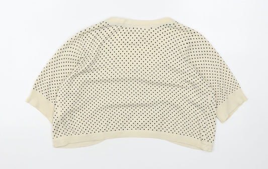 Womens UK Size 14 Marks and Spencer Beige Shrug Jumper