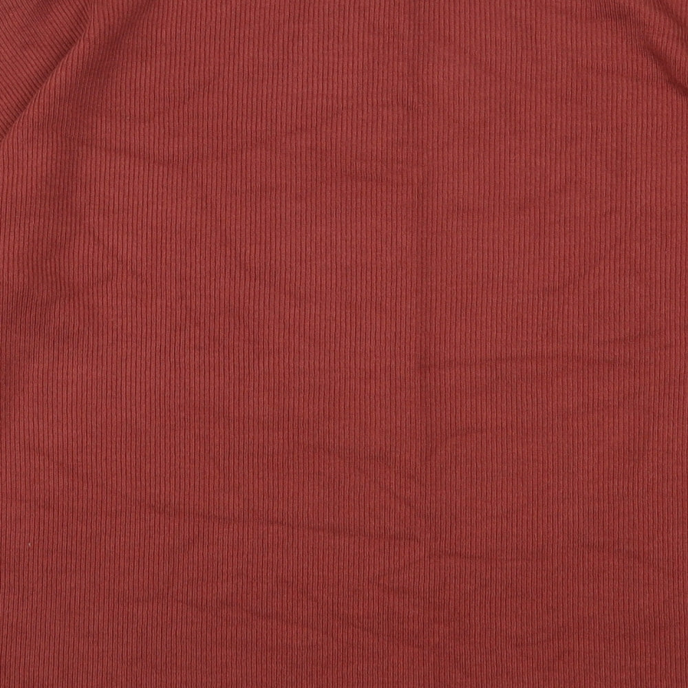 Primark Womens Pink Round Neck Polyester Pullover Jumper Size 6