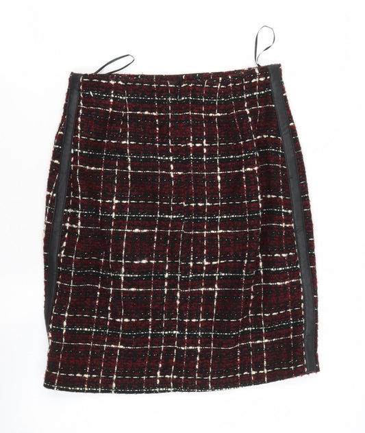 Limited Edition Womens Brown  Acrylic A-Line Skirt Size 8