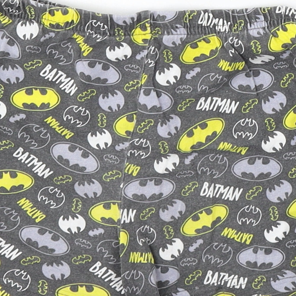 Primark Boys Grey Geometric Cotton Sweat Shorts Size 2-3 Years Regular