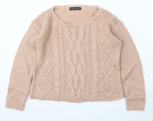 Womens UK Size 10 Select Pink Pullover Jumper