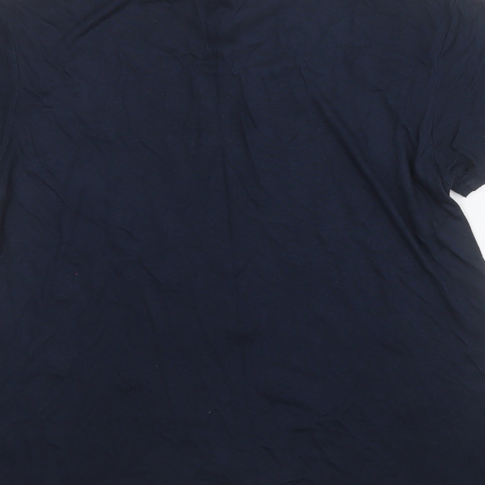 Womens UK Size 12 Jack Wills Blue Basic T-Shirt