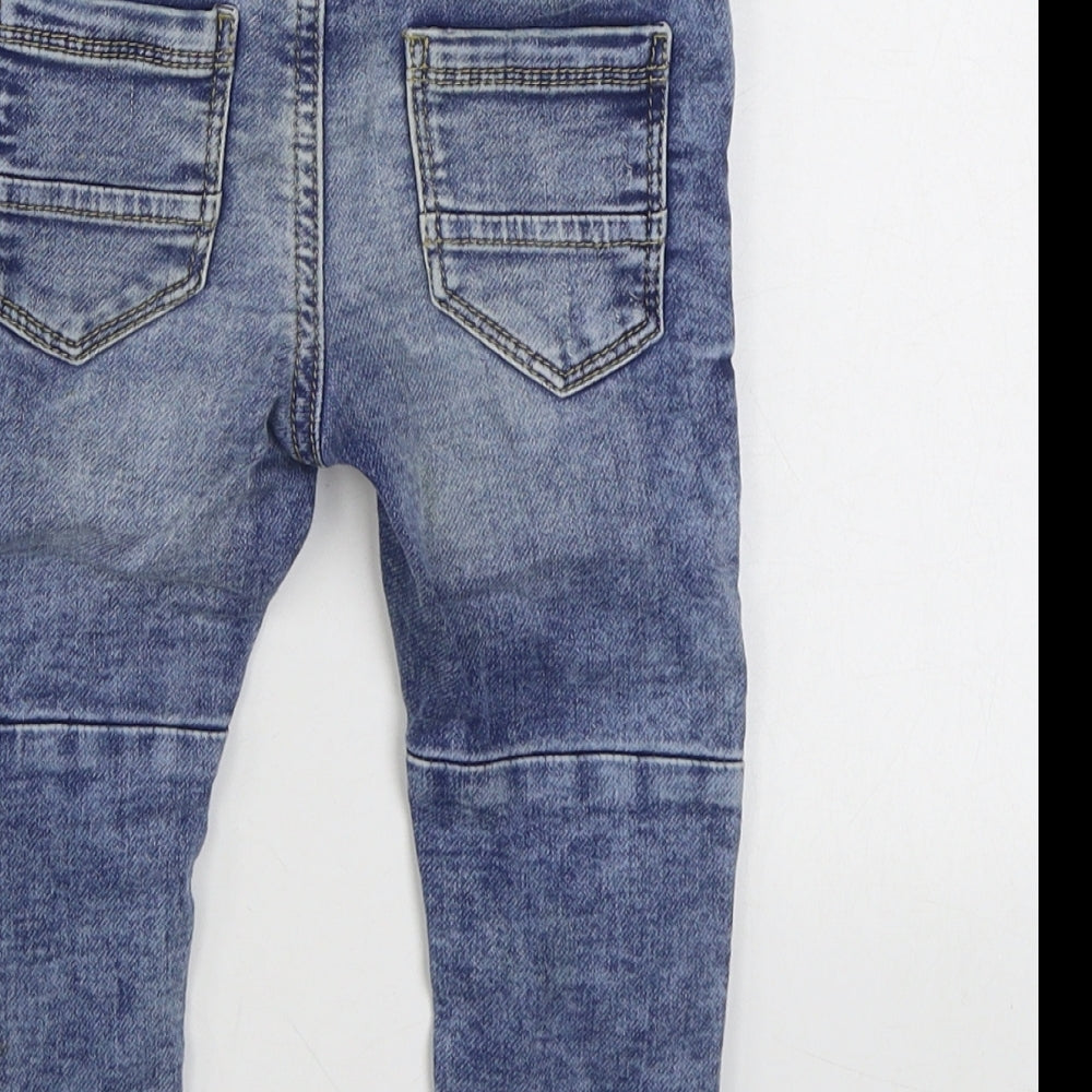 NEXT Boys Blue Cotton Jogger Jeans Size 9 Months