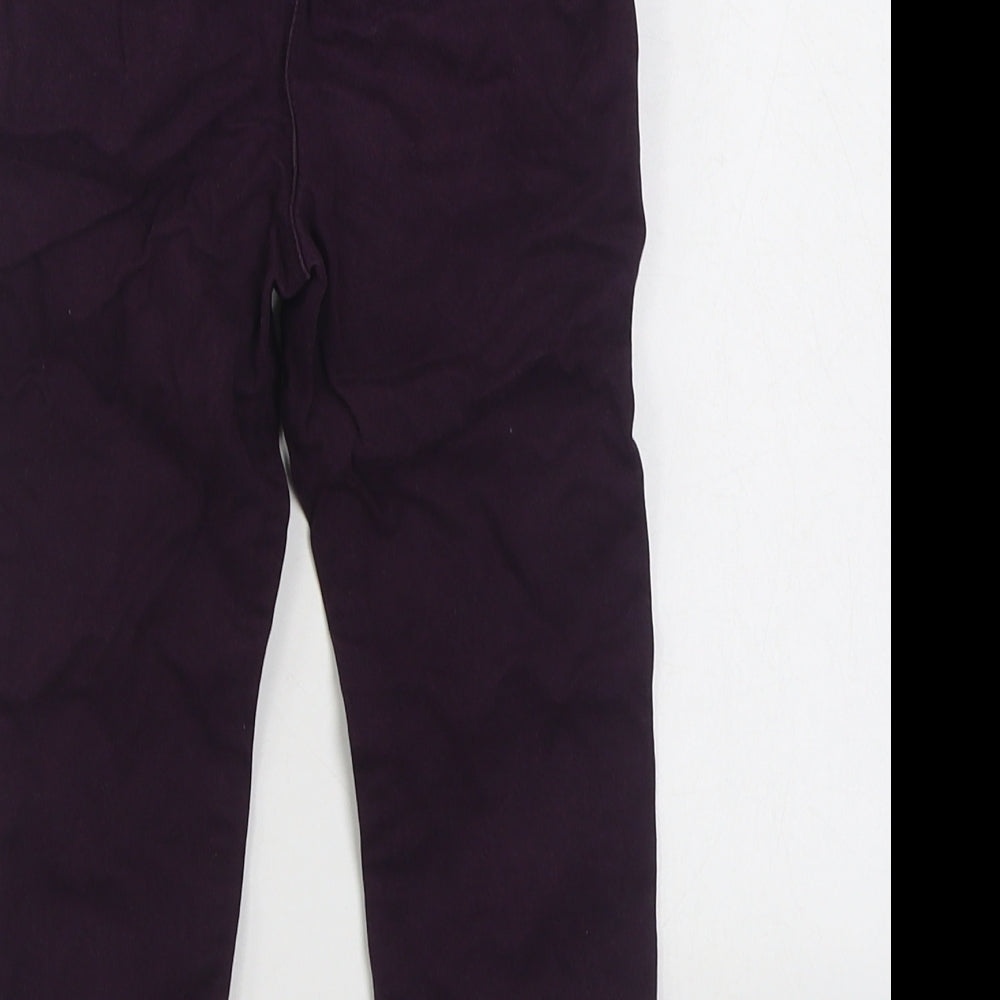 NEXT Boys Purple Cotton Jogger Jeans Size 18-24 Months Zip