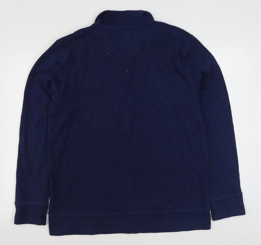 Mens UK Size L Matalan Blue Pullover Sweatshirt