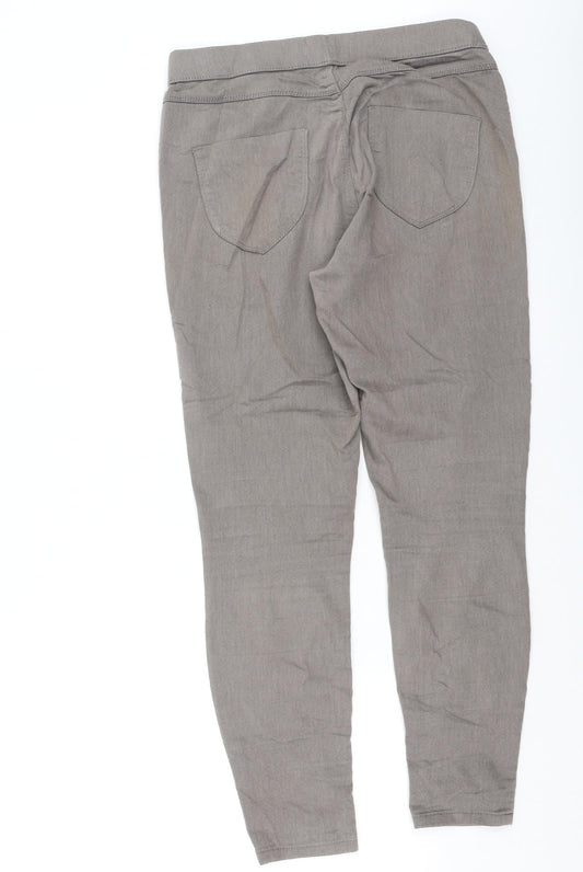 Womens UK Size 12 Dorothy Perkins Regular Fit Brown Trousers