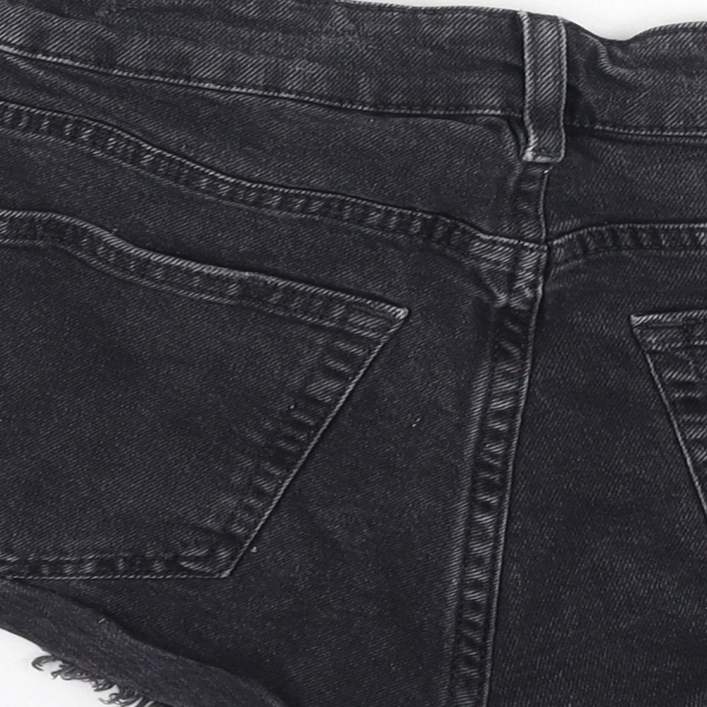 Divided Womens Grey Cotton Hot Pants Shorts Size 34 L3 in Regular