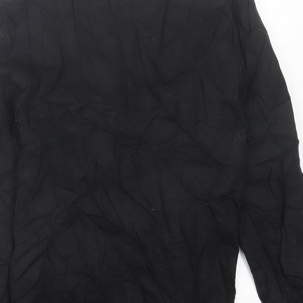 Cherokee Womens Black Jacket Blazer Size 8 Button