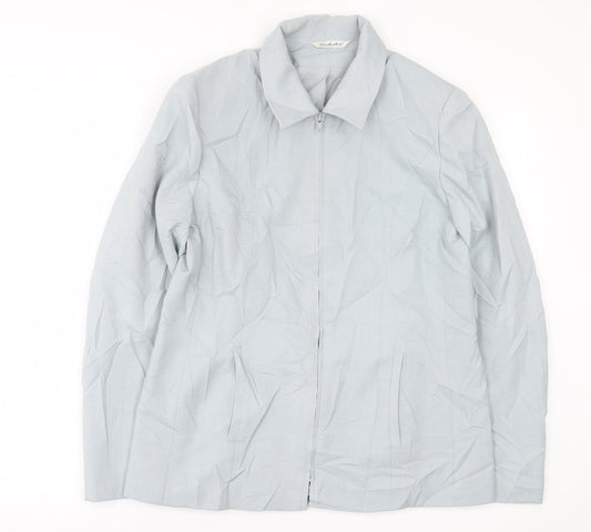Womens UK Size 14 Berkertex Blue Jacket