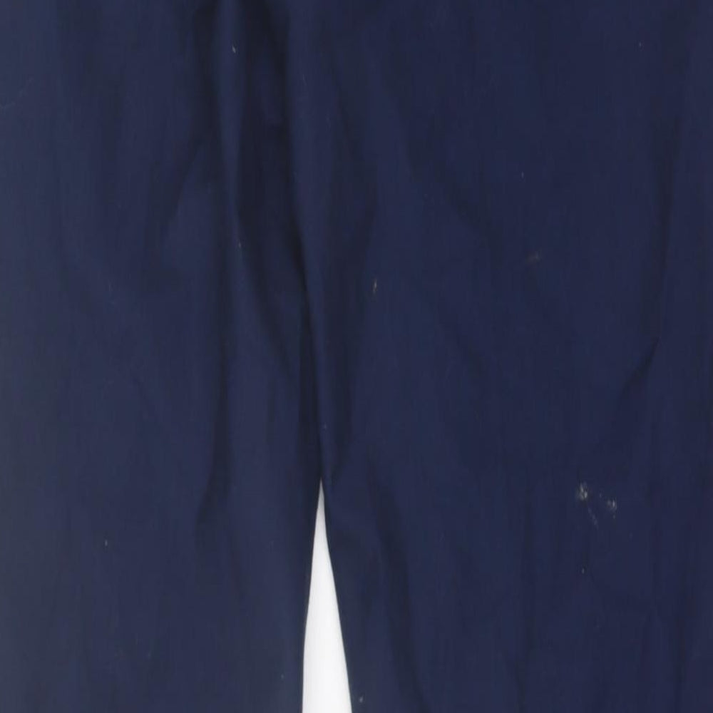 House Of Cavani Mens Blue Polyester Trousers Size 30 L29 in Regular Button - Short Leg