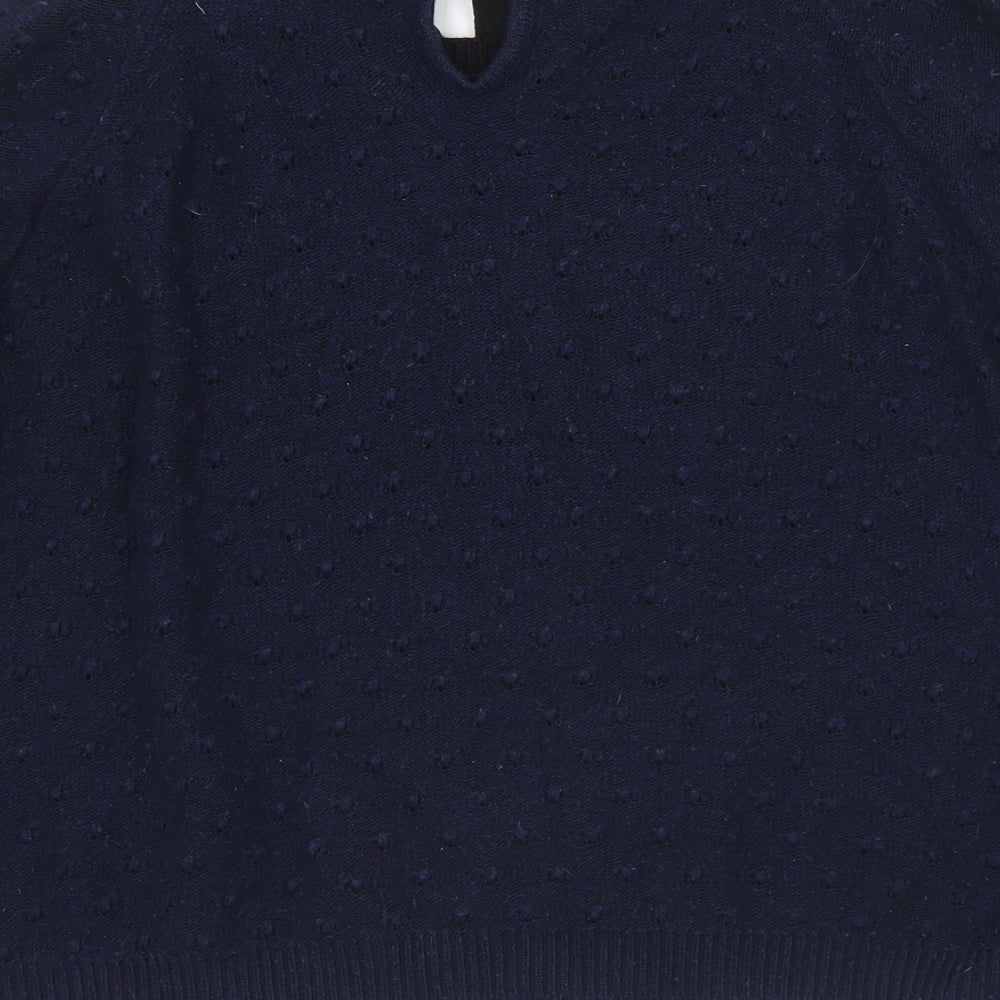 Womens UK Size 10 Topshop Blue Pullover Jumper
