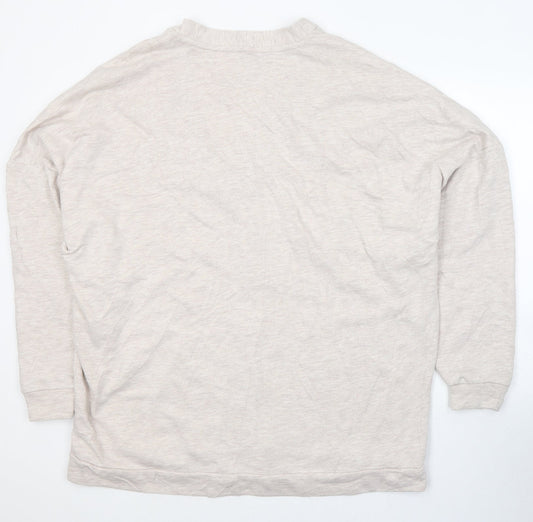 ASOS Mens Beige V-Neck Cotton Cardigan Jumper Size S