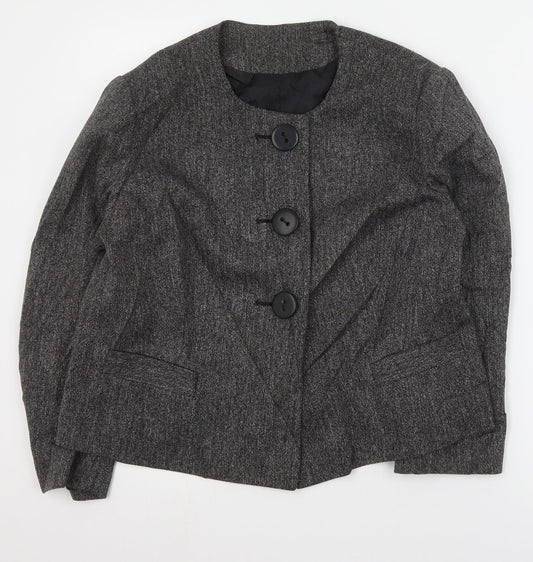Womens UK Size 16 M&Co Grey Jacket