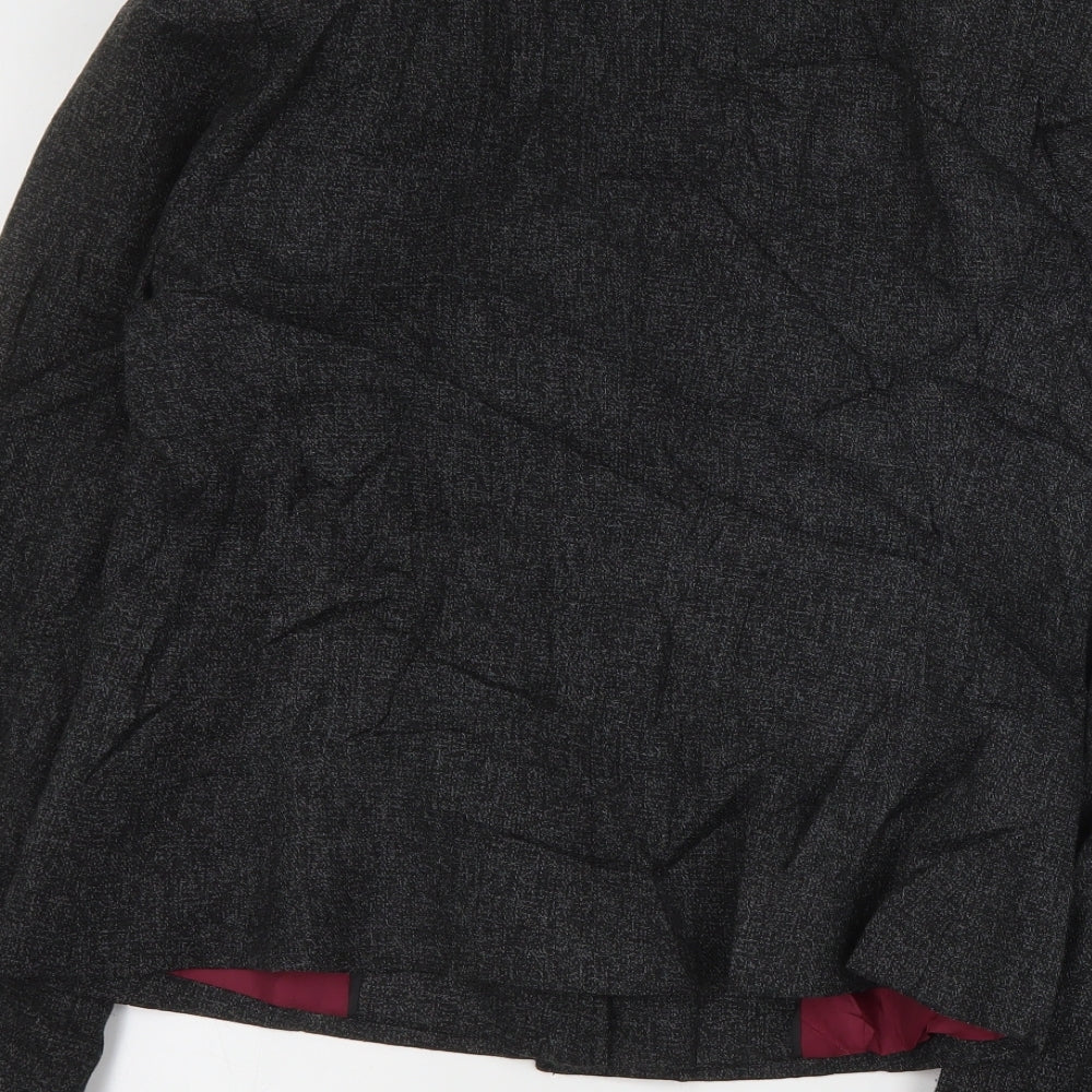 Primark Womens Grey Polyester Jacket Suit Jacket Size 12