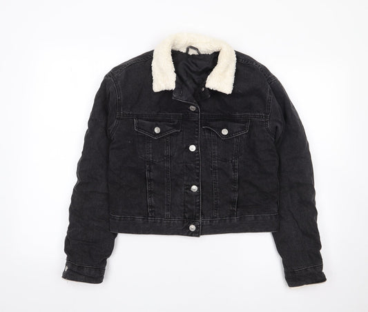 Womens UK Size 6 Topshop Black Jacket
