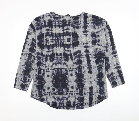 Womens UK Size 12 Roman Grey Pullover Jumper