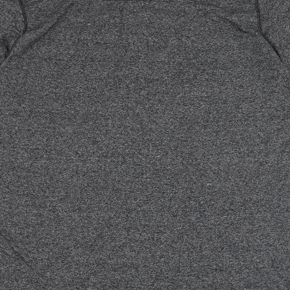 Rugby Mens Grey Cotton Polo Size XL Collared Pullover