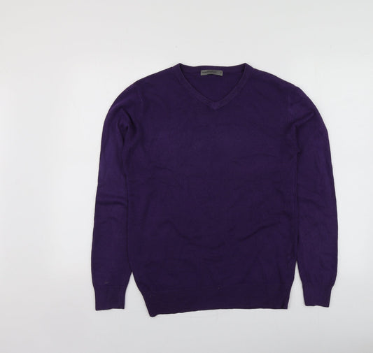 Womens UK Size S Cedar Wood State Purple Pullover Jumper