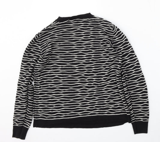 Womens UK Size 14 Topshop Black Pullover Jumper