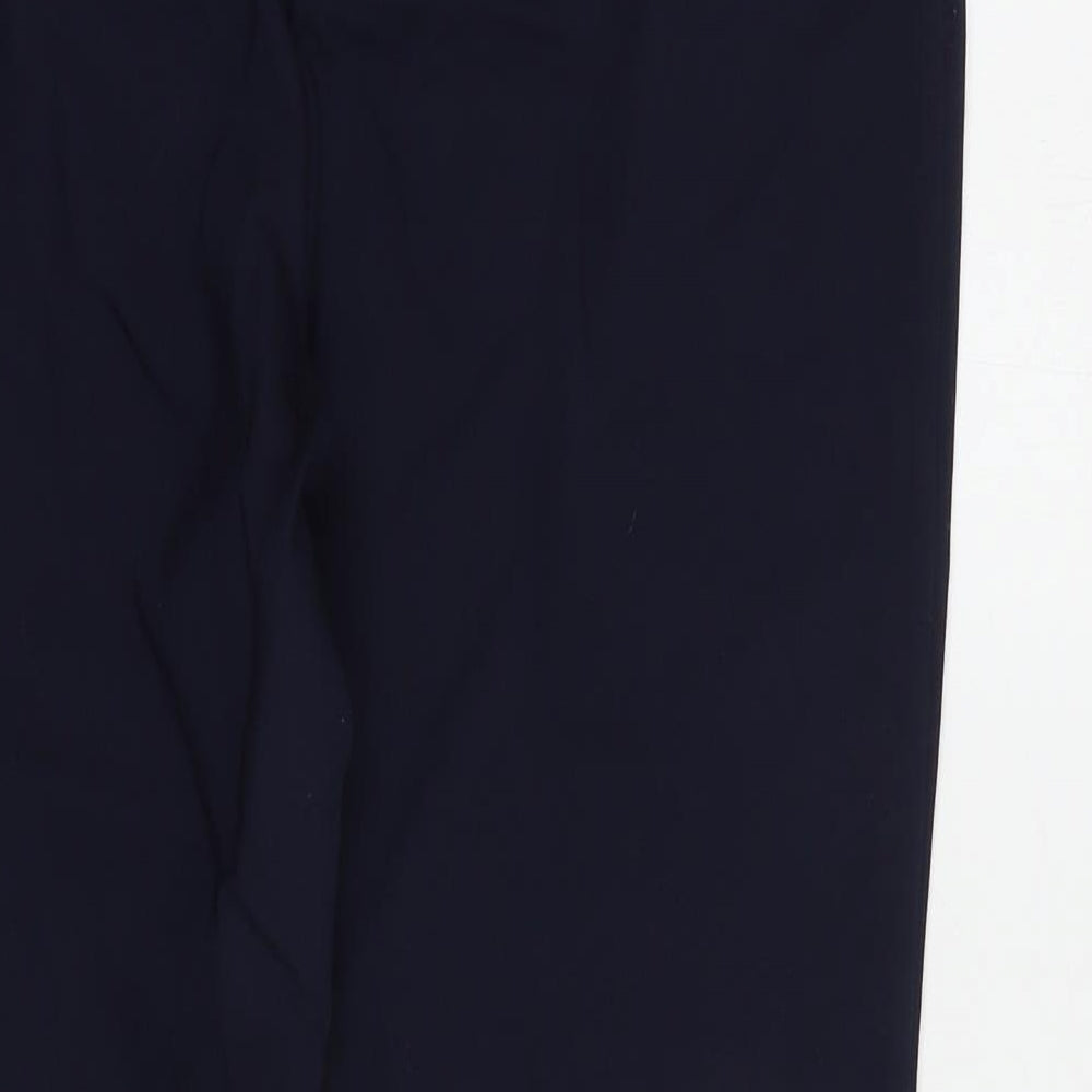 Womens UK Size 12 Papaya Regular Fit Dress Pants Blue Trousers
