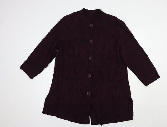Womens UK Size L essence Purple Jacket