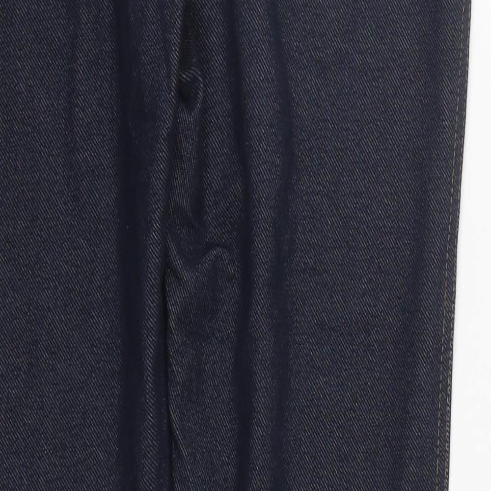 New Look Womens Blue Cotton Jegging Jeans Size 12 L25 in Regular