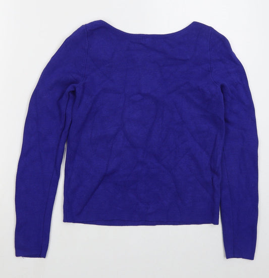 Womens UK Size 10 River Island Blue Pullover Jumper