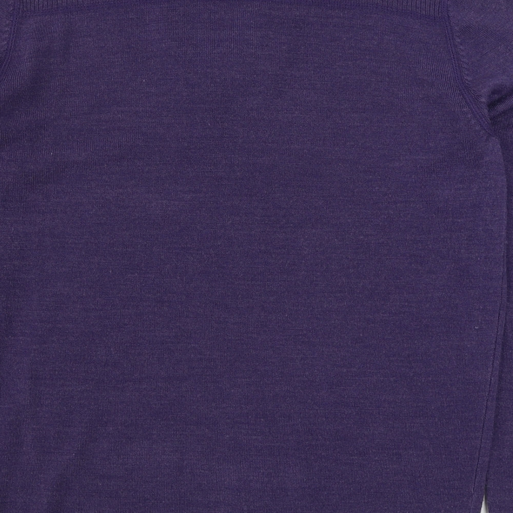 Womens UK Size M Debenhams Purple Pullover Jumper