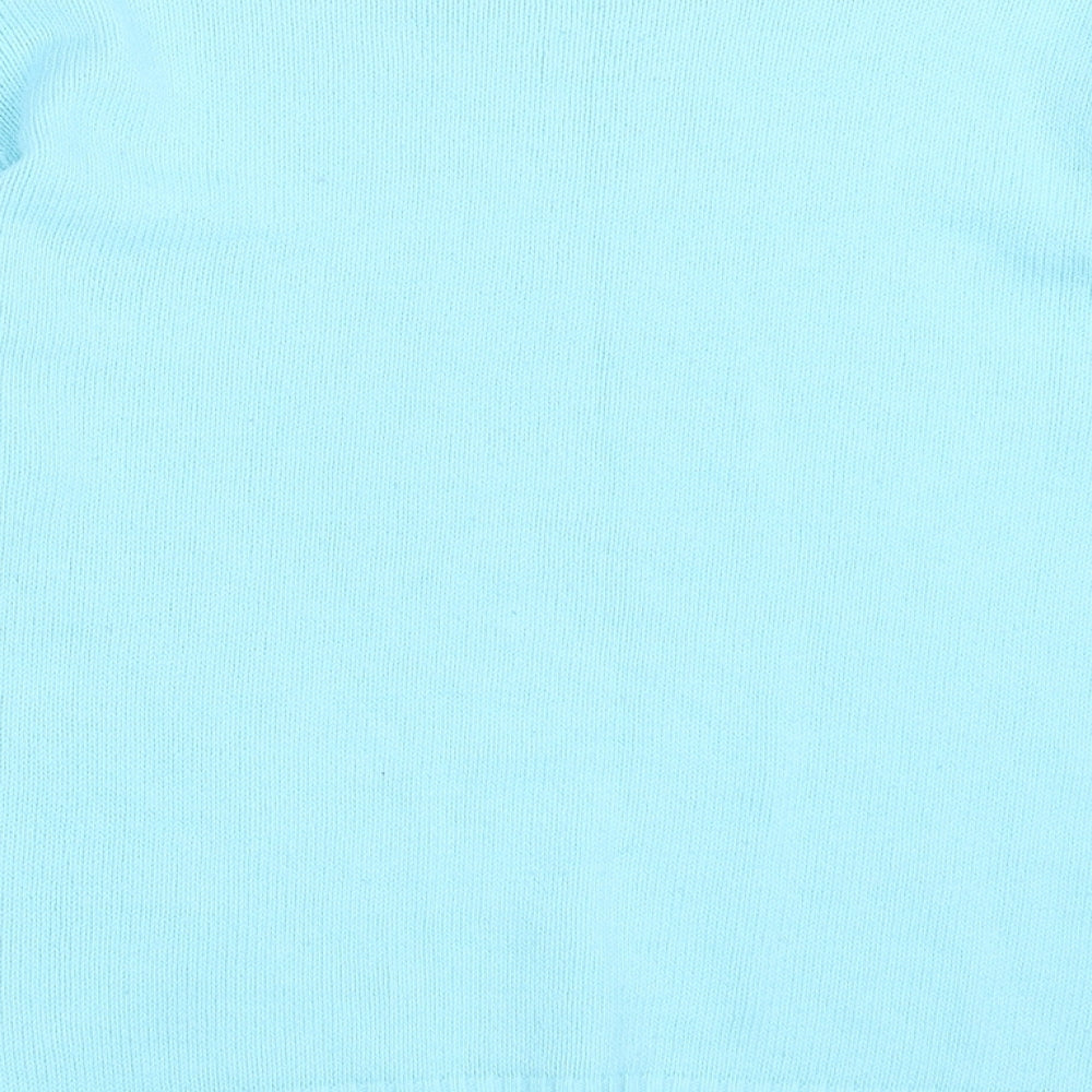 Womens UK Size M pure & natural Blue Pullover Jumper