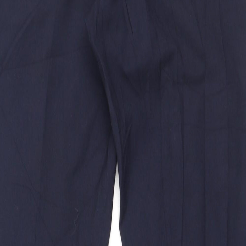 Womens UK Size 34 H&M Regular Fit Blue Trousers