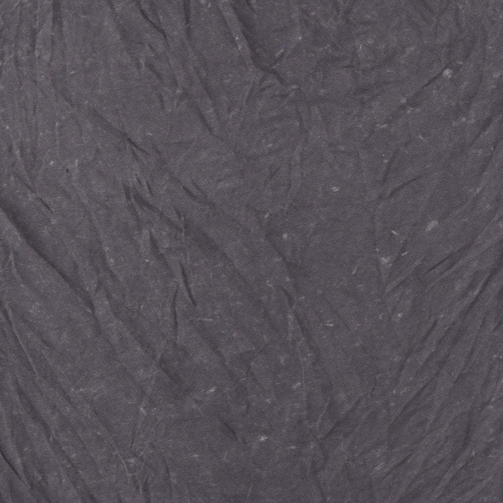 Primark Womens Grey Cotton Basic T-Shirt Size 6 Round Neck - Friends