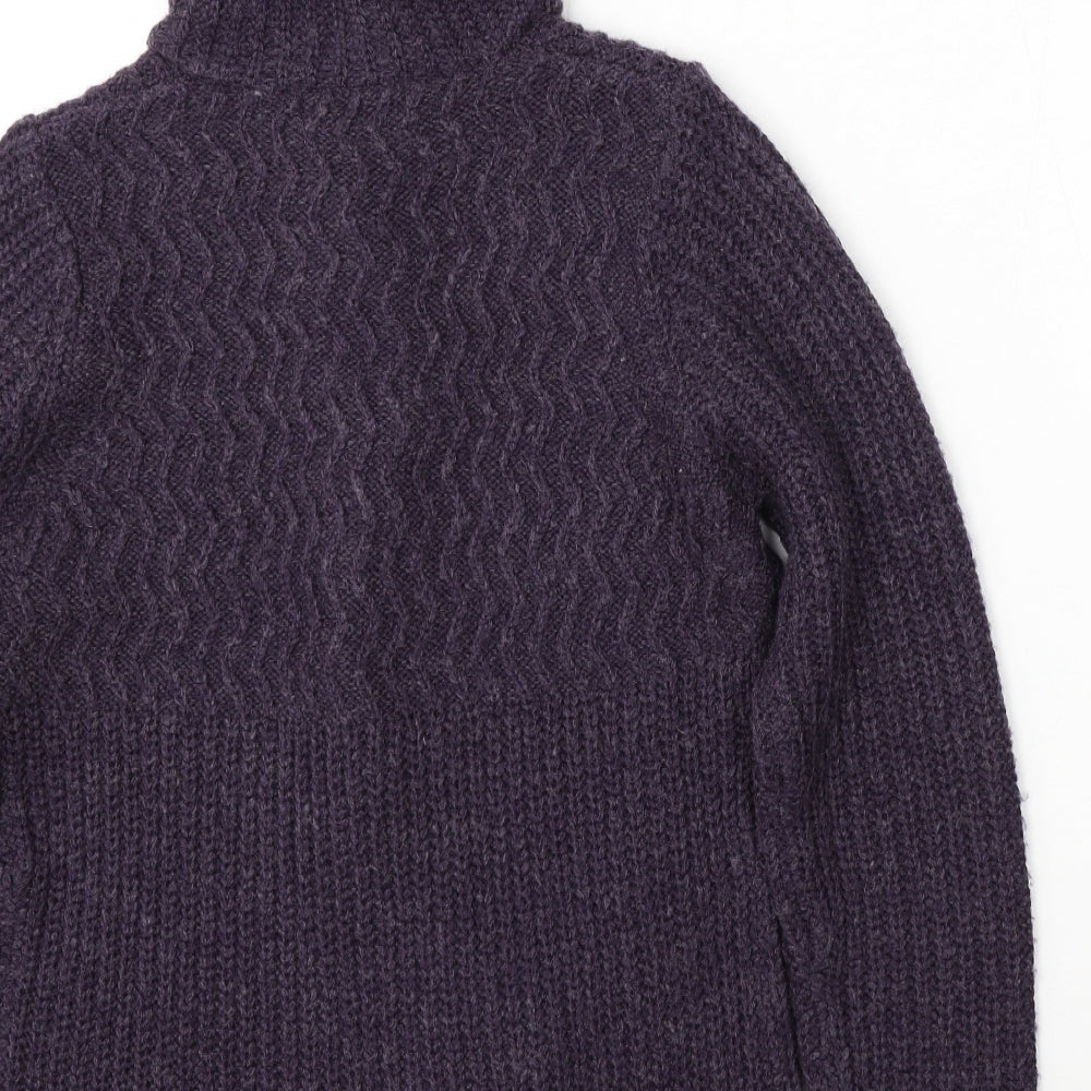 Womens UK Size 10 Debenhams Purple Cardigan Jumper