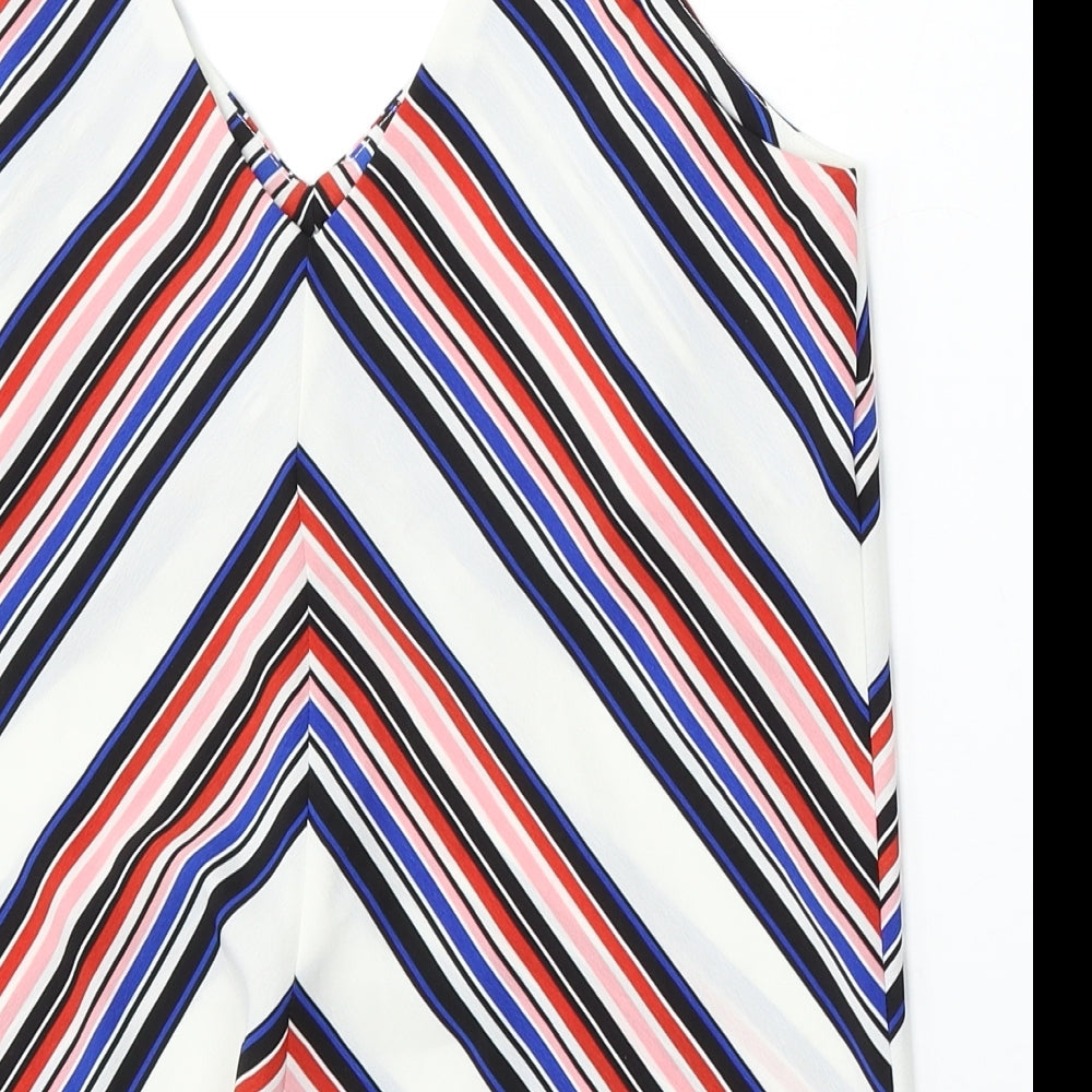Womens UK Size 8 New Look Multicoloured Camisole Tank