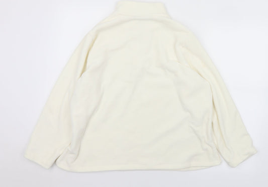Womens UK Size M Preworn White Pullover Jumper