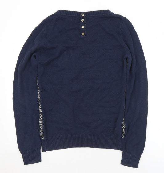Womens UK Size 10 NEXT Blue Pullover Jumper