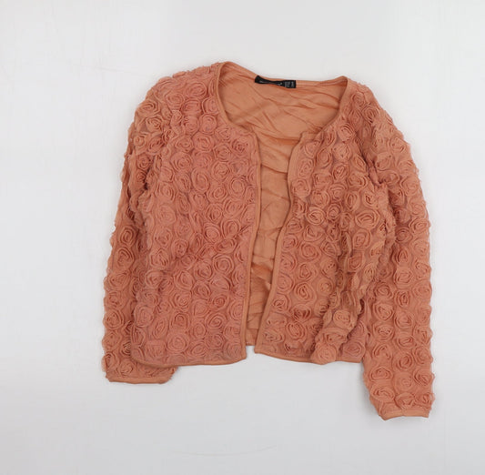 Womens UK Size 10 Atmosphere Regular Orange Blazer