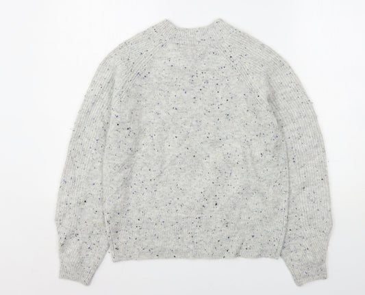 Womens UK Size S Marks and Spencer Grey Pullover Jumper