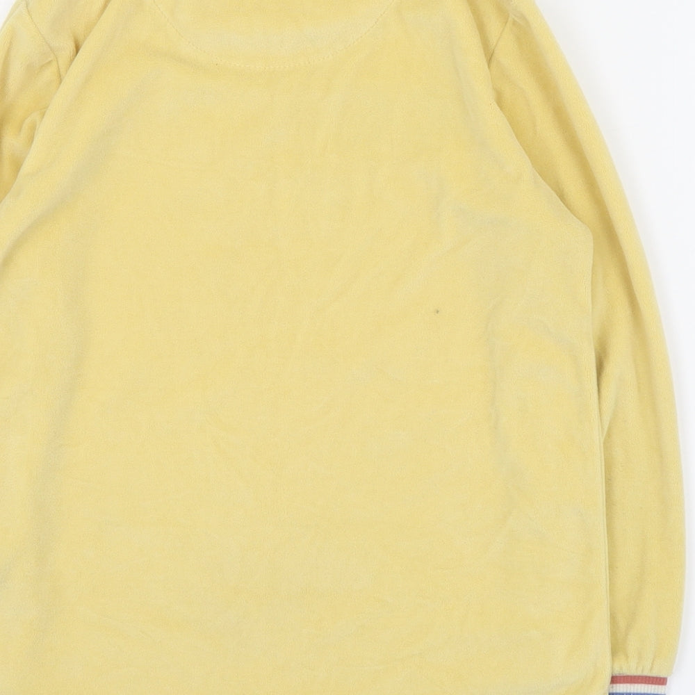Primark Girls Yellow Crew Neck Polyester Pullover Jumper Size 8-9 Years Pullover - Slogan