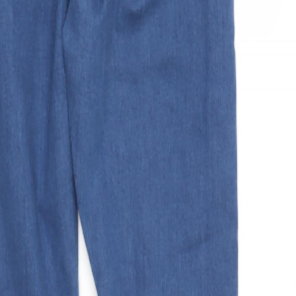 denim & co Womens Blue Cotton Blend Jegging Jeans Size S L30 in Slim