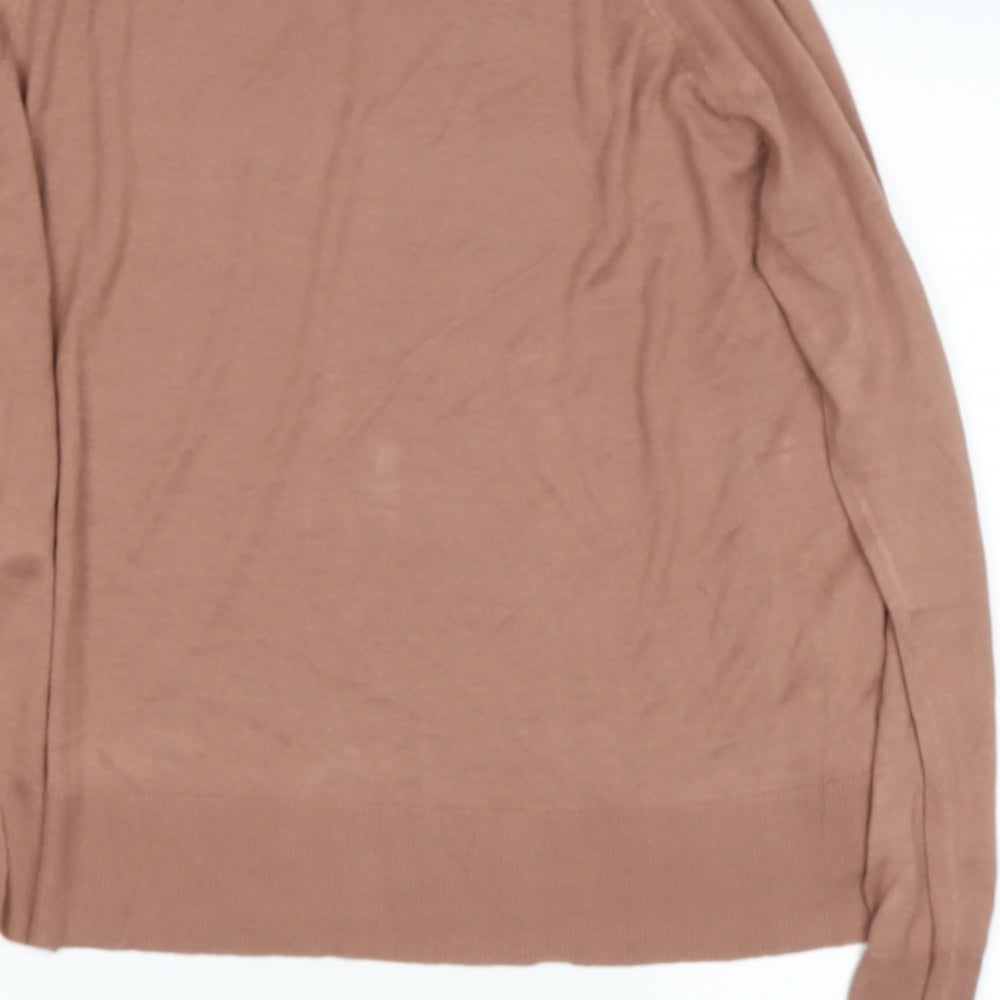Womens UK Size M Preworn Beige Pullover Jumper