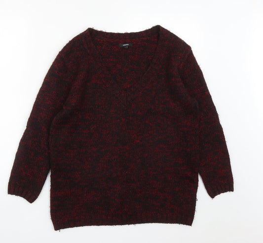 Womens UK Size 10 Matalan Red Pullover Jumper
