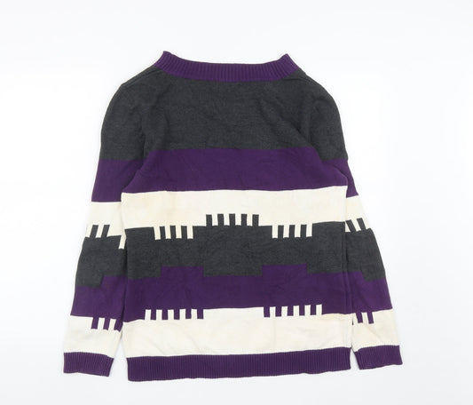Womens UK Size 12 Bonprix Collection Multicoloured Pullover Jumper