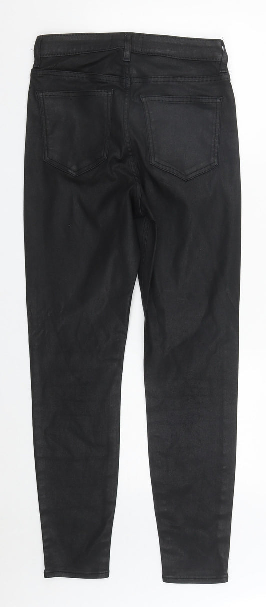 ASOS Womens Black Cotton Straight Jeans Size 26 in L27 in Regular Zip