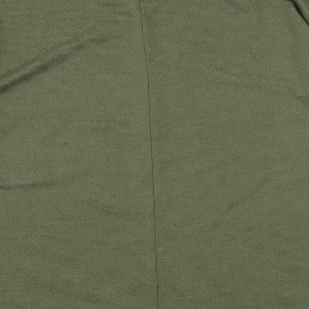 Womens UK Size M New Look Green Pullover Jumper