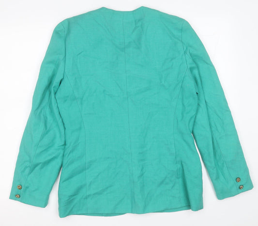 Womens UK Size 14 David Barry Green Jacket