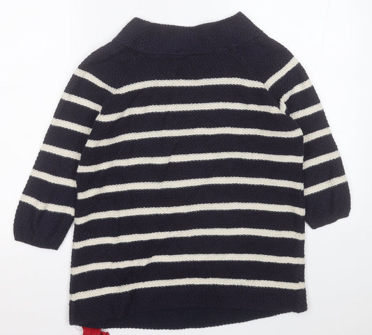 Womens UK Size 8 Per Una Blue Pullover Jumper