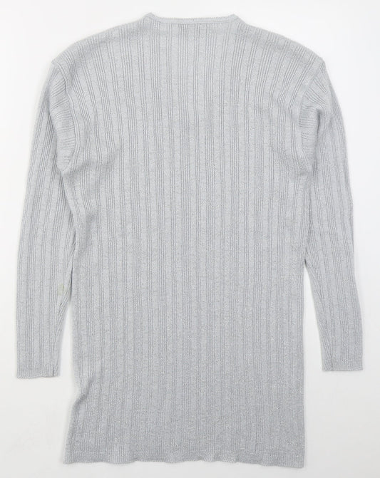 Womens UK Size L Fashion Extra Grey Pullover Jumper