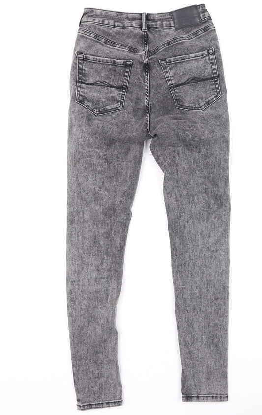 Womens UK Size 25 Jack Wills Regular Fit Skinny Grey Jeans