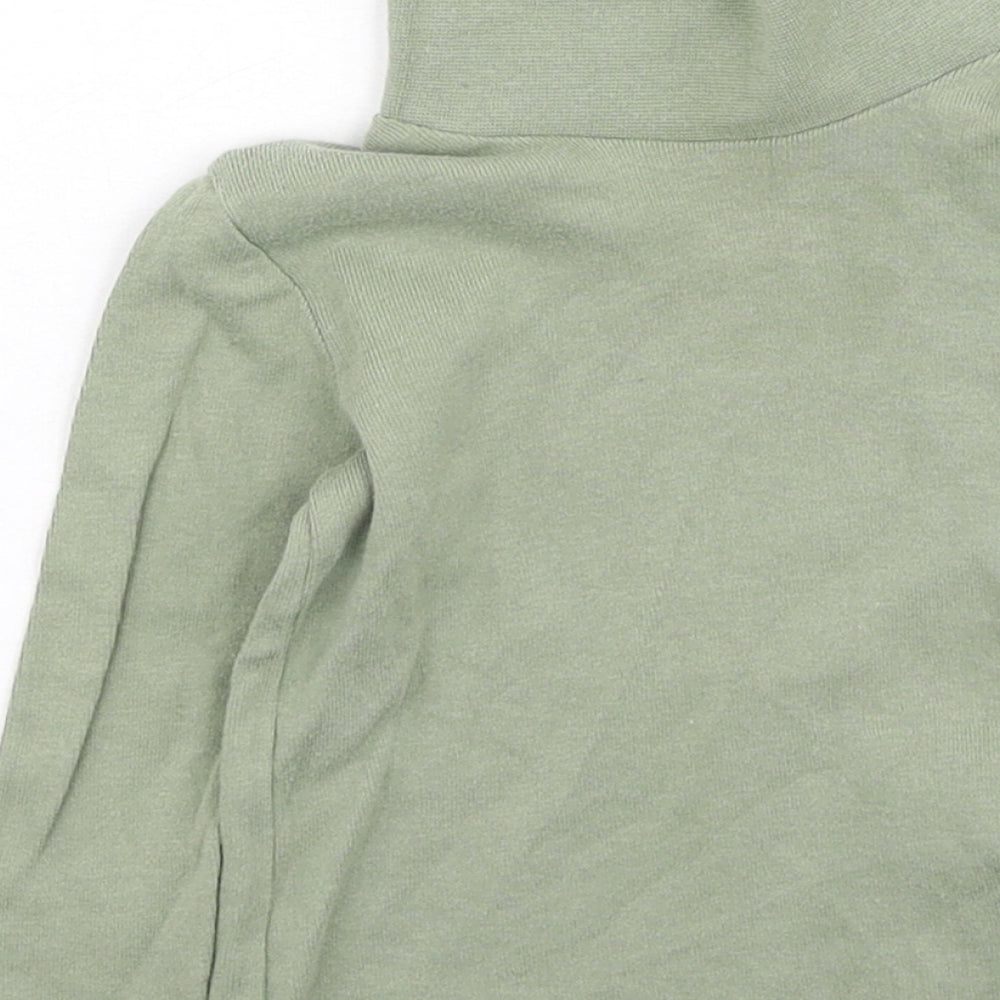 Primark Baby Green Cotton Basic Dress Shirt Size 12-18 Months High Neck