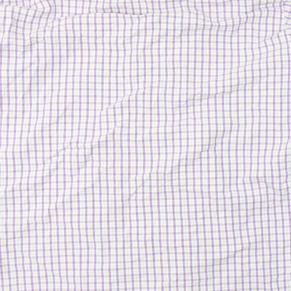 Mens UK Size XL Grellie White Button-Up Long Sleeve Casual Shirt